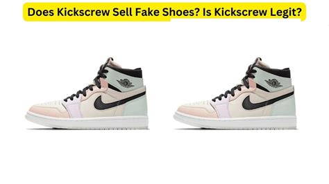 does kickscrew sell real shoes